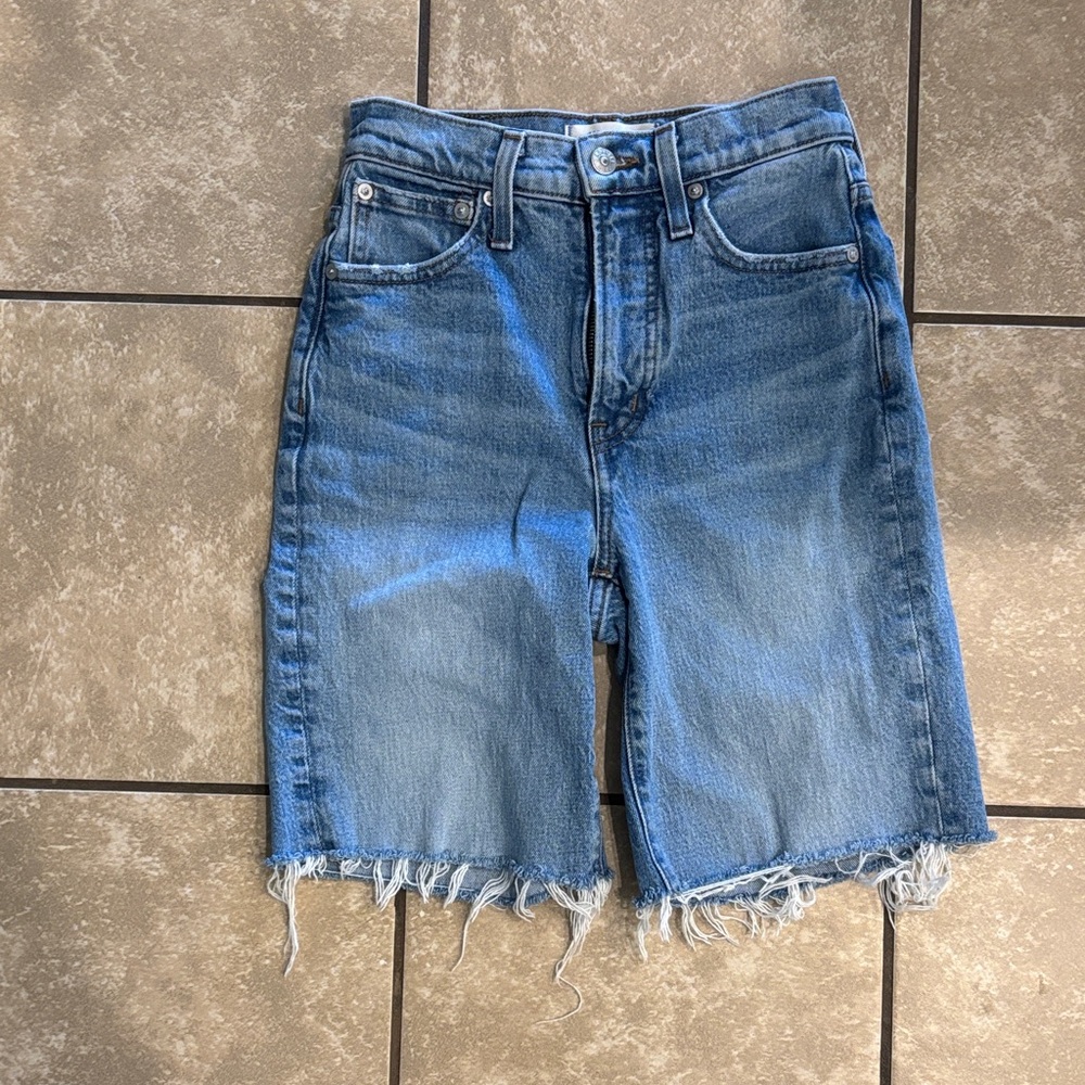 Madewell Light Blue Denim Shorts. Jorts